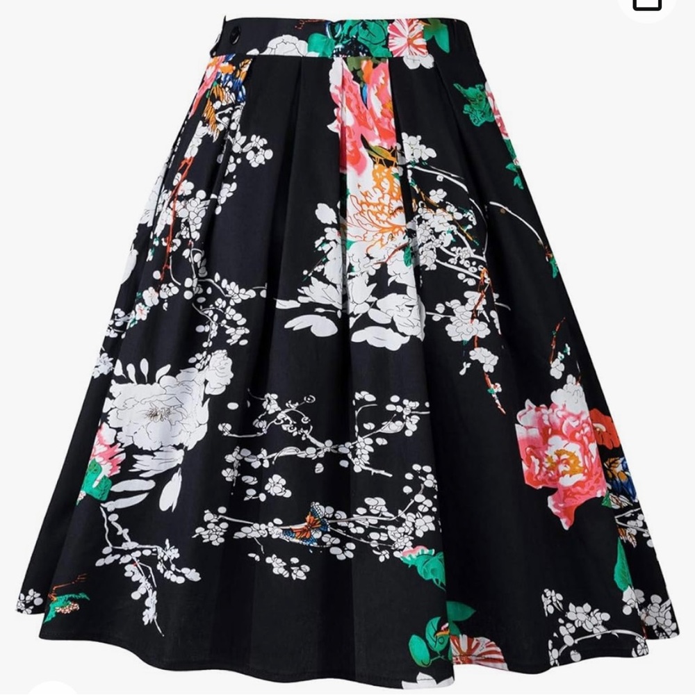 A line 🌺 pleated skirt - medium - NWT
